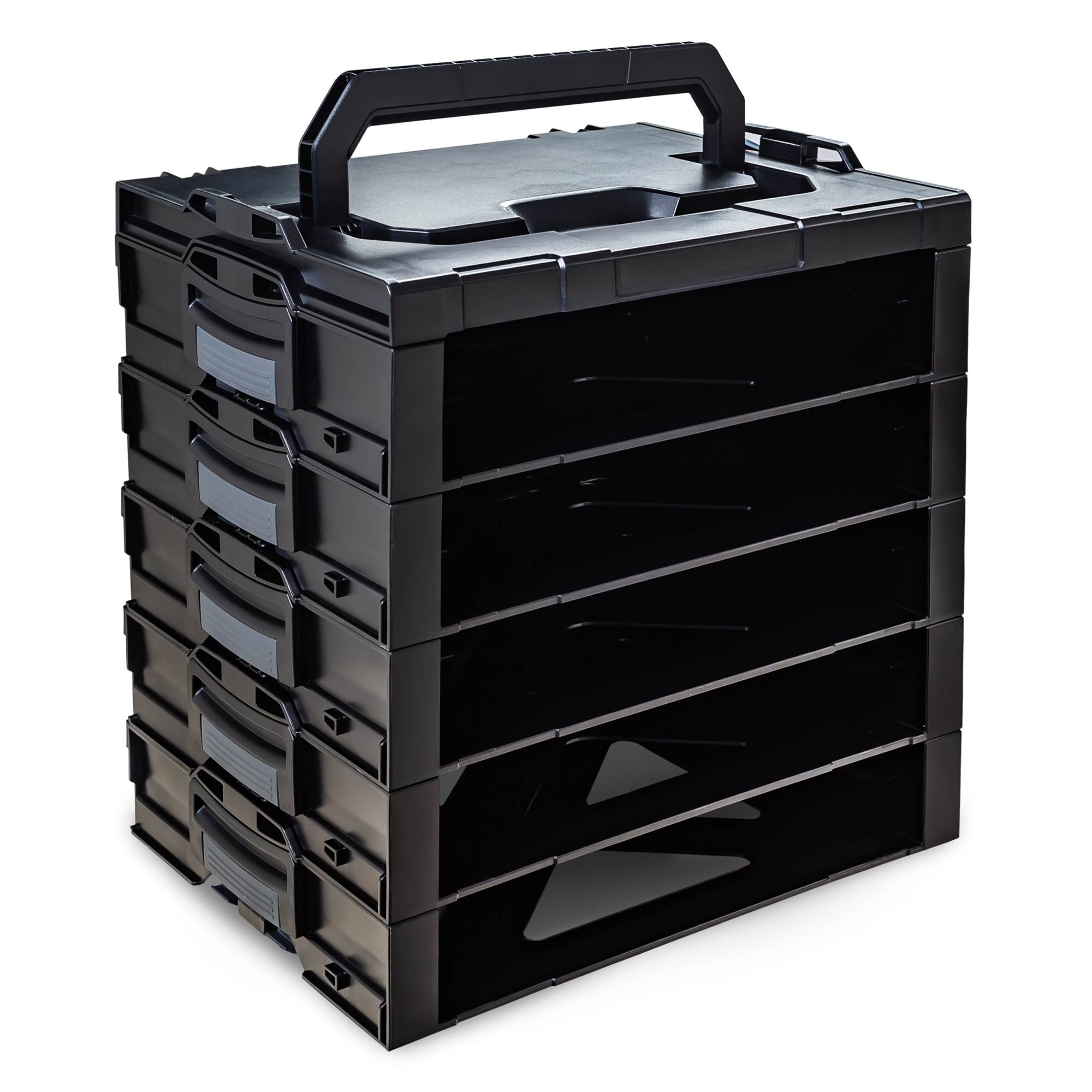 L-Boxx Baseline i-Boxx Rack — 5-Drawer Tool Chest, Modular, Stackable, Model# 6100000339